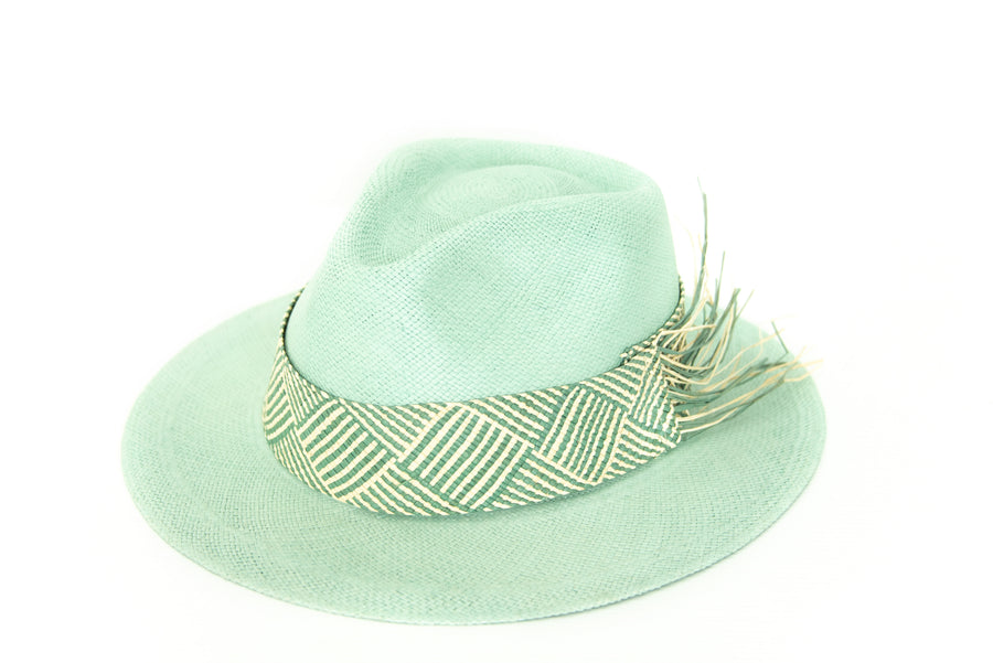 Unisex Panama Hat - Artisan Mint – Arts on Hats Official