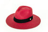 Panama Hat Classic Bordeaux