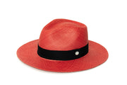 Panama Hat Classic Scarlet Red
